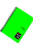 Mynote Flex A4 140 Yaprak Kareli Spiralli Plastik Kapak Defter