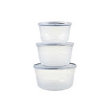 Yuvarlak Saklama Kabı – Kapaklı – Şeffaf, BPA’sız, Sızdırmaz