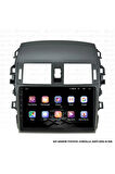 TOYOTA COROLLA ANDROİD 12 MULTİMEDYA CARPLAY 4GB RAM+64GB HDD 2007-2012 NAVİGASYON EKRAN