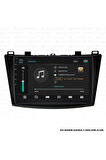 MAZDA 3 ANDROİD 12 MULTİMEDYA CARPLAY 4GB RAM+64GB HDD 2010-2015 NAVİGASYON EKRAN