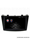 MAZDA 3 ANDROİD 12 MULTİMEDYA CARPLAY 4GB RAM+64GB HDD 2010-2015 NAVİGASYON EKRAN