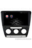 SKODA OCTAVİA ANDROİD 12 MULTİMEDYA CARPLAY 4GB RAM+64GB HDD 2007-2014 NAVİGASYON EKRAN