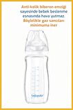 Isıya Dayanıklı Cam Biberon 240 Ml Beyaz