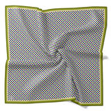 Levidor Tivil İpek Eşarp 4100 - 7 Yeşil Karışık Desen