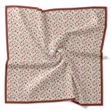 Levidor Tivil İpek Eşarp 4110 - 10 Kırmızı Karışık Desen