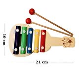 Gitar Şeklinde Küçük Ksilofon