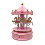 Pembe Atlı Karınca Müzik Kutusu