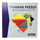 Büyük Boy Çok Parçalı Manyetik Ahşap Puzzle
