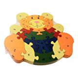 Harfleri ve Sayıları Öğreniyorum Eğitici Minik Ayı Puzzle
