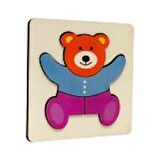 Mini Ahşap Ayı Puzzle