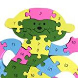 Ahşap Puzzle Koala figürlü