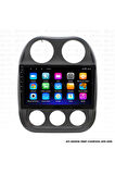 JEEP COMPASS ANDROİD 12 MULTİMEDYA CARPLAY 2GB RAM+32GB HDD 2011-2015 NAVİGASYON EKRAN
