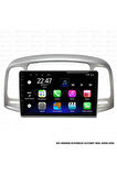 Uyumlu HYUNDAİ ACCENT ERA ANDROİD 12 MULTİMEDYA CARPLAY 2GB RAM+32GB HDD NAVİGASYON EKRAN