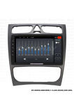 MERCEDES C CLASS W203 ANDROİD 12 MULTİMEDYA CARPLAY 2GB RAM+32GB HDD 2001-2004 NAVİGASYON EKRAN