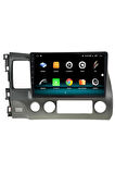HONDA CİVİC FD6 ANDROİD 13 MULTİMEDYA CARPLAY 4GB RAM+64GB HDD 2008-2011 NAVİGASYON EKRAN