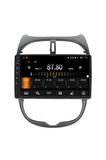PEUGEOT 206 ANDROİD 13 MULTİMEDYA CARPLAY 4GB RAM+64GB HDD 2002-2010 NAVİGASYON EKRAN
