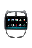 PEUGEOT 206 ANDROİD 13 MULTİMEDYA CARPLAY 4GB RAM+64GB HDD 2002-2010 NAVİGASYON EKRAN