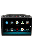 PEUGEOT 408 ANDROİD 13 MULTİMEDYA CARPLAY 4GB RAM+64GB HDD 2007-2013 NAVİGASYON EKRAN