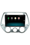 HYUNDAİ İ20 ANDROİD 13 MULTİMEDYA CARPLAY 4GB RAM+64GB HDD MANUEL KLİMA NAVİGASYON EKRAN