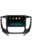 MİTSUBİSHİ L200 Uyumlu ANDROİD 13 MULTİMEDYA CARPLAY 4GB RAM+64GB HDD 2015-2019 NAVİGASYON EKRAN