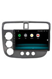 HONDA CİVİC VTEC2 ANDROİD 13 MULTİMEDYA CARPLAY 4GB RAM+64GB HDD 2002-2006 NAVİGASYON EKRAN