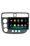 HONDA CİVİC VTEC2 ANDROİD 13 MULTİMEDYA CARPLAY 4GB RAM+64GB HDD 2002-2006 NAVİGASYON EKRAN