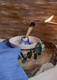 PETARYA Mavi-Mermer Palo Santo Tutucu Sarma Tütsülük