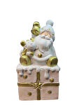Hediye Kutulu Noel Baba Beyaz