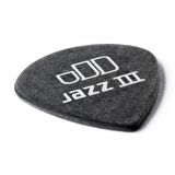 Jim Dunlop 482P1.0 Jazz III 12li Pena Seti (1 mm.) Tortex Pitch Black 