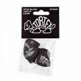 Jim Dunlop 482P1.0 Jazz III 12li Pena Seti (1 mm.) Tortex Pitch Black 