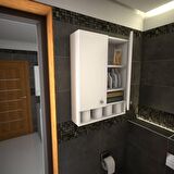 Emkawood Cabi Çok Amaçlı Raflı Banyo Dolabı