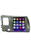 HONDA CİVİC FD6 ANDROİD 10 MULTİMEDYA CARPLAY 2GB RAM+32GB HDD NAVİGASYON TESLA EKRAN