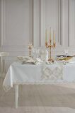 Elart Yemek Seti 12 Kişilik Dantelli Bride Gold