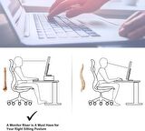 Emkawood Sally Beyaz Monitör Yükseltici