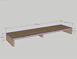 Emkawood Carry Monitör Yükseltici Soundbar Stand
