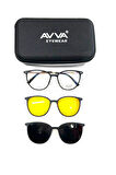 AVVA 2117 C1 POLARİZE&ANTİFAR KLİPSLİ UNİSEX GÜNEŞ GÖZLÜĞÜ