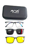 AVVA 2126 C4 POLARİZE&ANTİFAR KLİPSLİ ERKEK GÜNEŞ GÖZLÜĞÜ