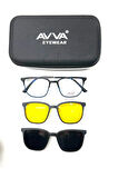 AVVA 2125 C6 POLARİZE&ANTİFAR KLİPSLİ ERKEK GÜNEŞ  GÖZLÜĞÜ