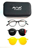 AVVA 9365 C2 POLARİZE&ANTİFAR KLİPSLİ UNİSEX GÜNEŞ GÖZLÜĞÜ
