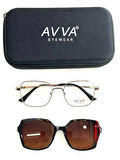 AVVA 5606 C2 POLARİZE KLİPSLİ KADIN GÜNEŞ GÖZLÜĞÜ