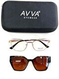 AVVA 5604 C2 POLARİZE KLİPSLİ KADIN GÜNEŞ GÖZLÜĞÜ