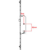 Aletçantam Pvc Pimapen 85mm Kilitli İspanyolet Balkon Kapı Kilidi - 180cm