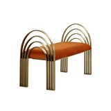 Giza Gold Metal Bench