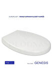 Genesis C Tip Oval Form Duroplast Yavaş Kapanan Klozet Kapağı
