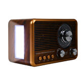 Nostaljik Bluetooth Radyo Dex-2025 - Şarjlı, Işıklı, Modern Dekoratif Tasarım