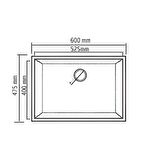Real Stone K012 Gordion 60 Antrasit Granit Mutfak Eviyesi