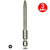 AletÇantam Gfb Bits Yıldız Uç Vidalama Matkap Ucu Ph1 x 100mm - 3 Adet