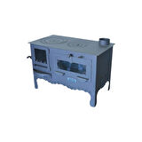 ŞEHZADE CAMLI ALTAŞ  Kuzine SOBA 4 MM ÇOK AMAÇLI BAHÇE TİPİ KUZİNE SOBA ÖZEL EL YAPIMI SOBA