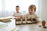 Ahşap Montessori Toplama & Çıkarma Eğitici Abaküs Seti – 1’den 10’a Matematik Öğrenme Oyuncağı