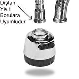 AletÇantam Batarya Kubar Boru Başlığı 2 Fonksiyonlu Süzgeçli Kafa ucu